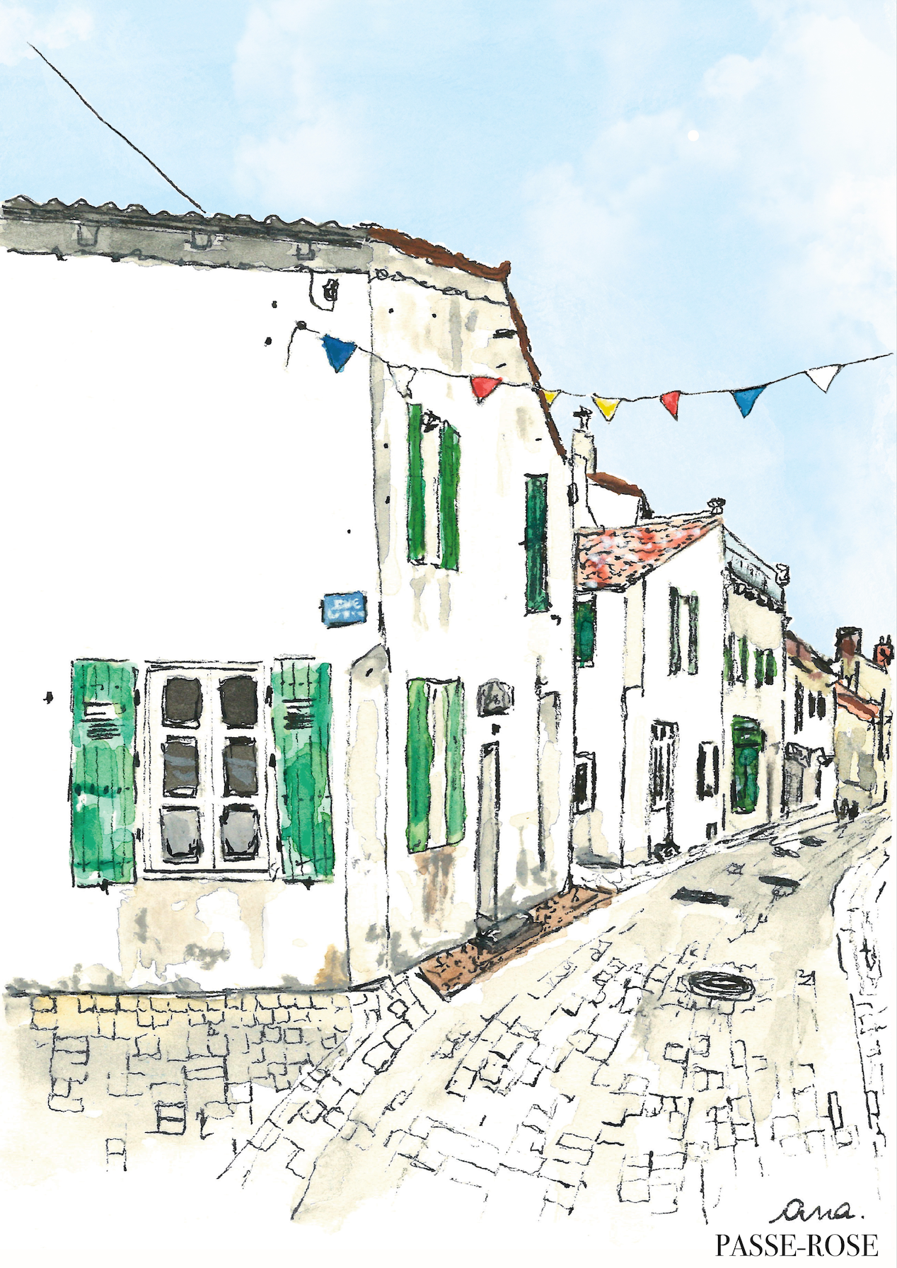 rue Lamathe, Ars-en-Ré