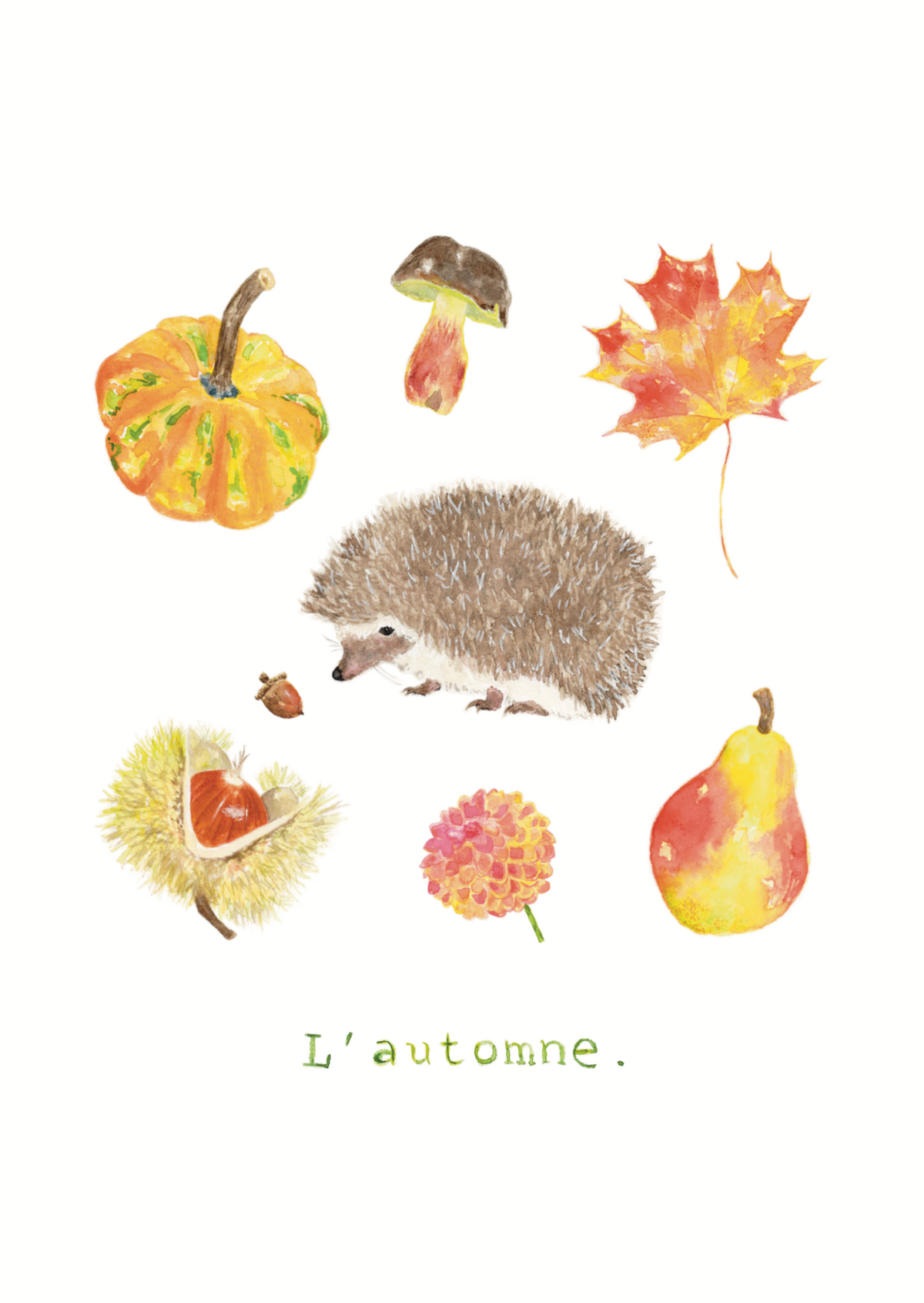 Petite carte Automne