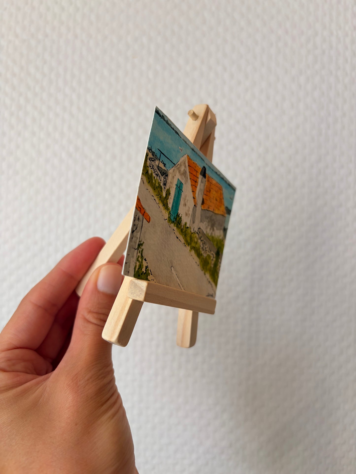 Aquarelle originale La Moulinatte